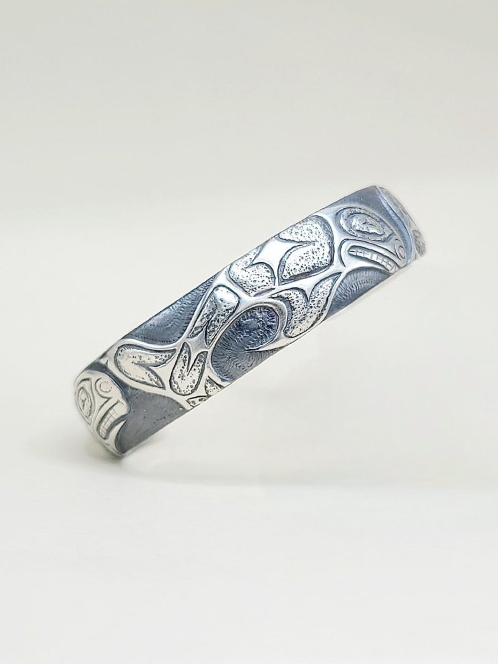 David Yurman Wide Northwest Cuff Bracelet in Sterling Silver - 17mm - 7" - Picture 6 of 13